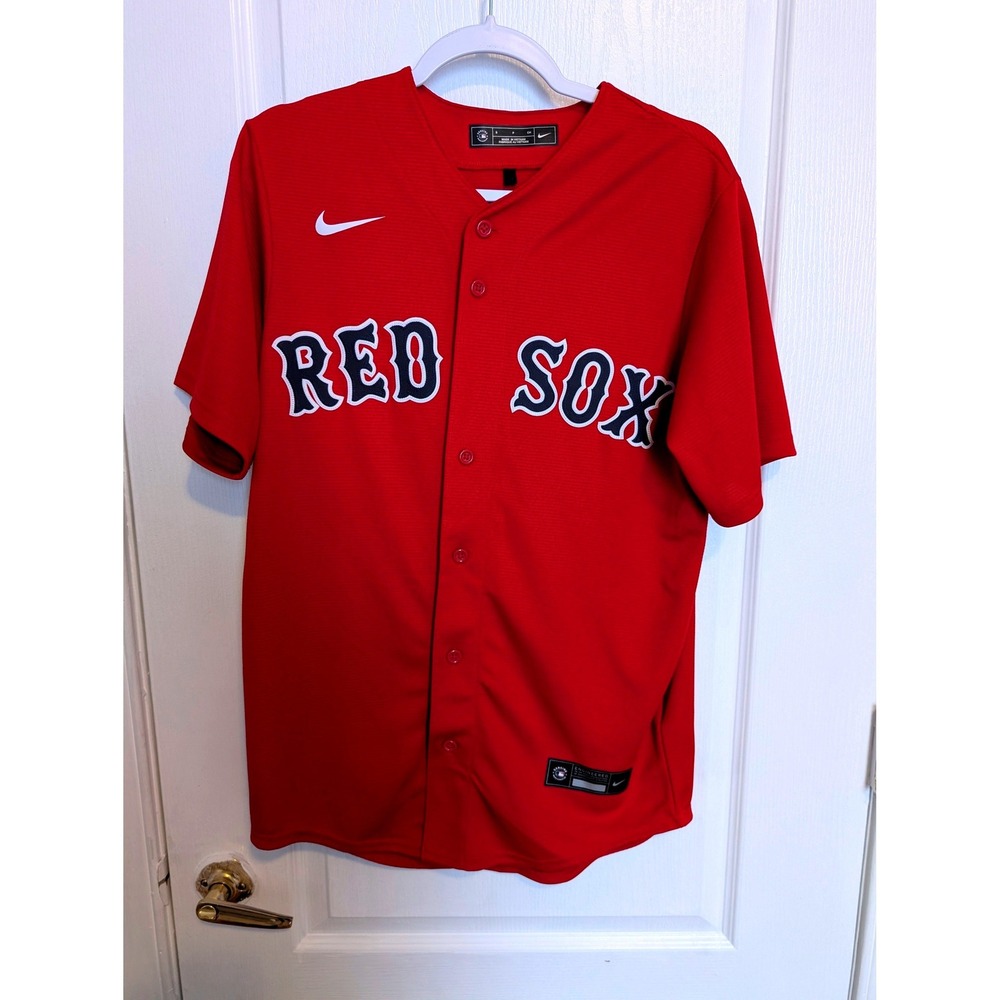 Nike Boston Red Sox Alex Verdugo 99 MLB Jersey Red Mens Small Button Front